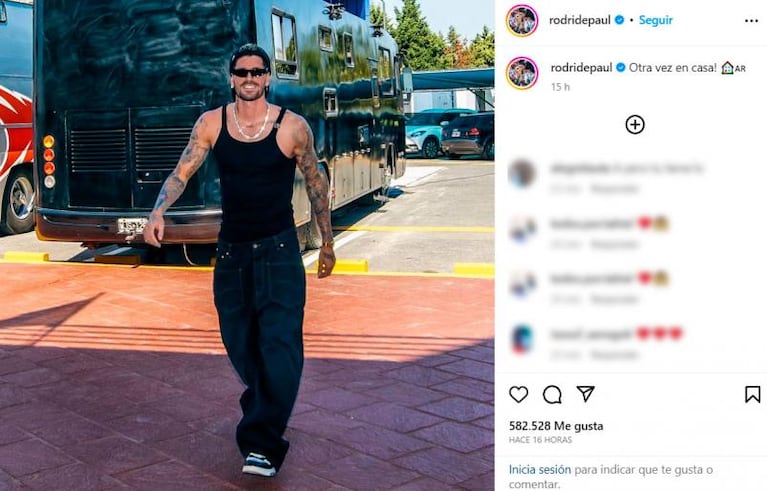 El extravagante look de De Paul: del GTA a la musculosa de Tini