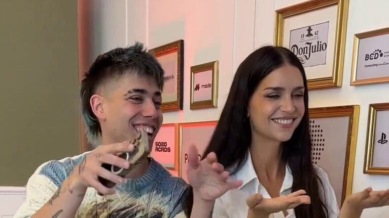 El fallido challenge de "La morocha" de Luck Ra junto a Zaira Nara