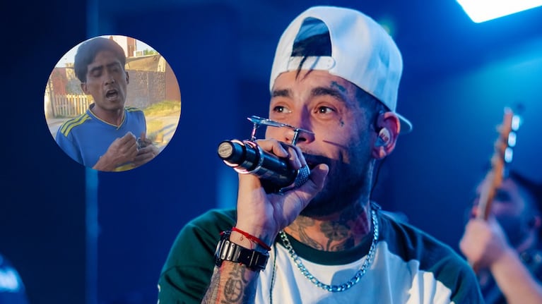 El fanático de San Juan que canta igual a Ulises Bueno y sueña con conocerlo.