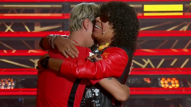 El fanático que conoció a La Mona en el programa de Guido Kaczka.