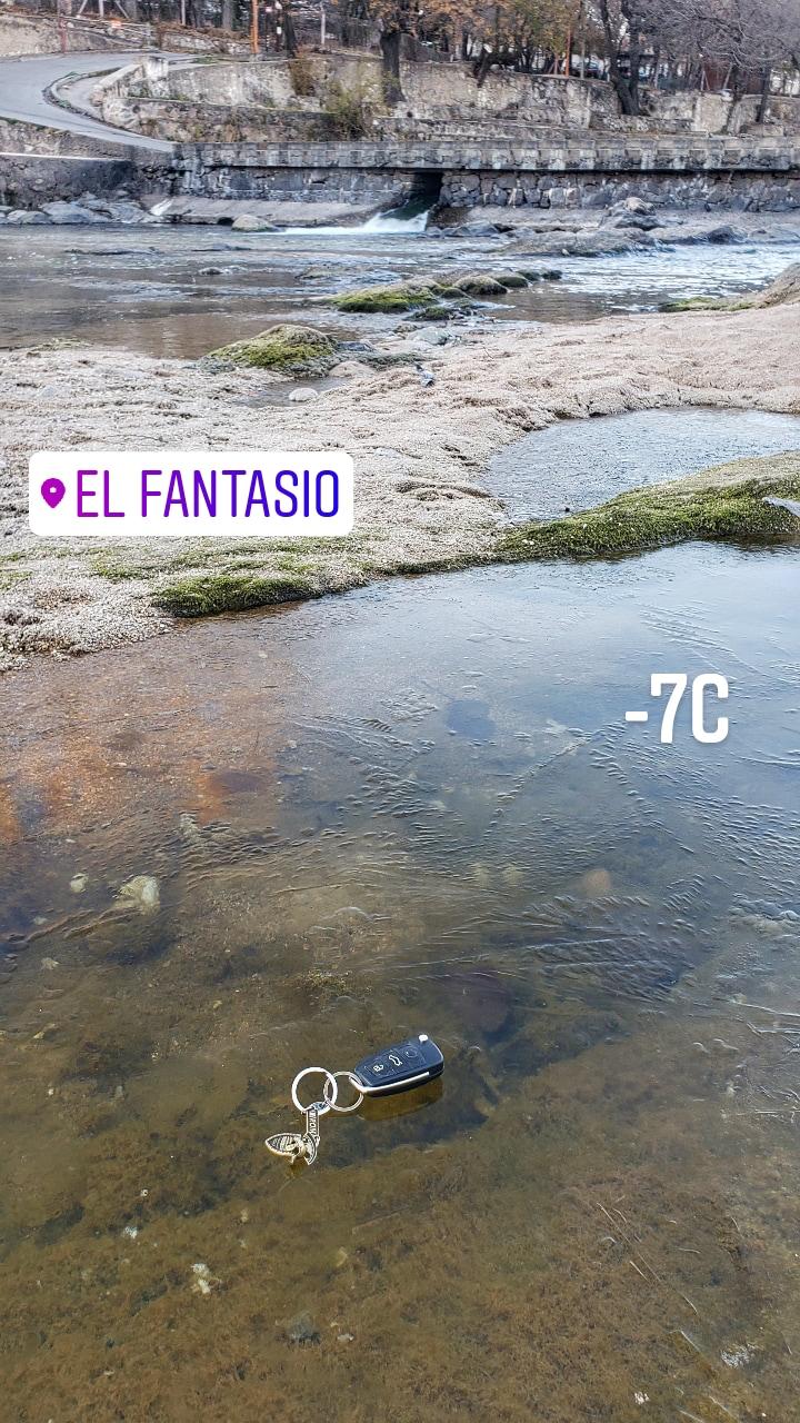 El Fantasio, congelado.