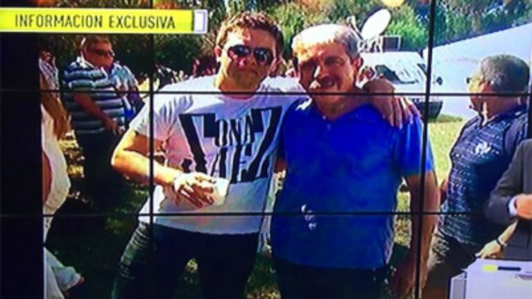 El Faraón junto al ex jefe de Gabinete.