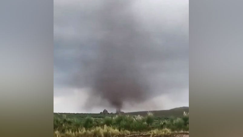 El fenómeno se presentó el sábado por la tarde.