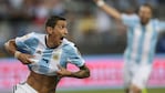 El festejo de Di María, la figura argentina.