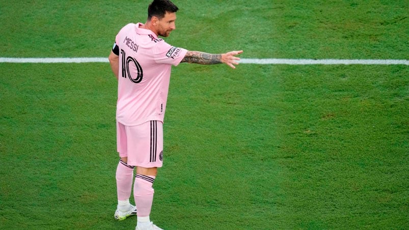 El festejo de Messi revolucionó a sus fanáticos.