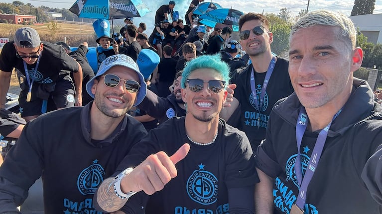 El festejo del Belgrano campeón del Apertura 2026.