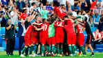 El festejo eufórico tras el golazo de Éder. 