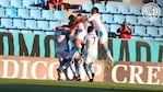 El festejo tras el gol de Barinaga.