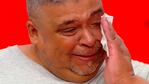 El finalista de Los 8 escalone no contuvo las lágrimas.