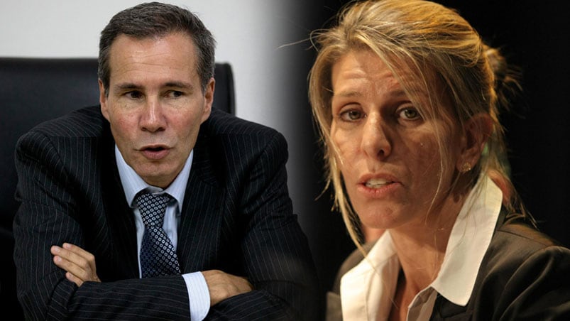 El fiscal Alberto Nisman y su viuda, la jueza Arroyo Salgado.