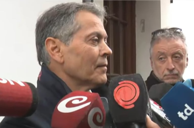 El fiscal Garzón habló de la causa desde la puerta de la casa de Barrelier.