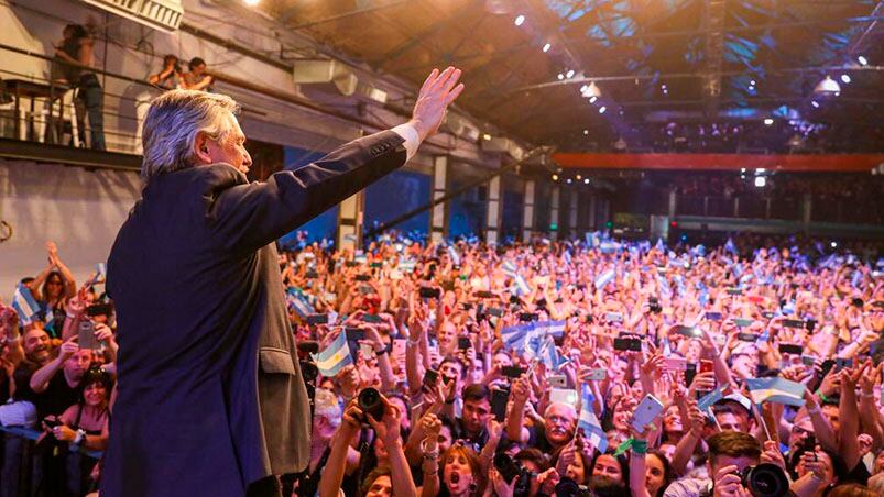 El Frente de Todos se impuso por 7,96 por ciento de los votos. 
