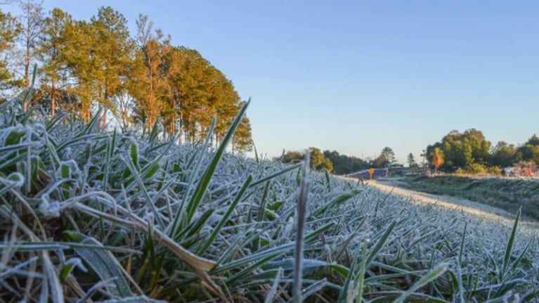 El frío invernal se hace sentir en Córdoba.
