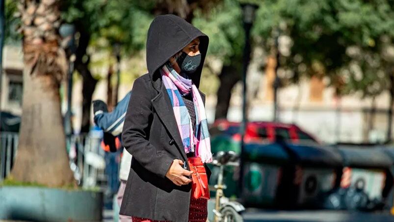 El frío llegará el domingo, con viento del sur.