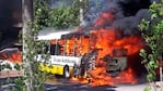 El fuego asustó a los vecinos de Tanti.