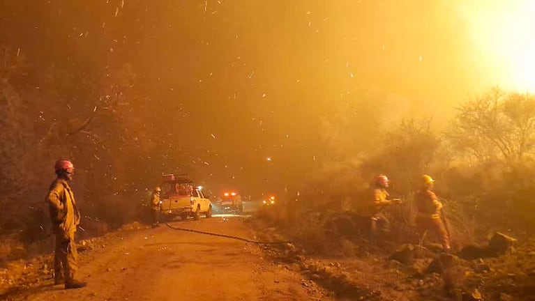 El fuego en Tala Cañada quemó 4 mil hectáreas.