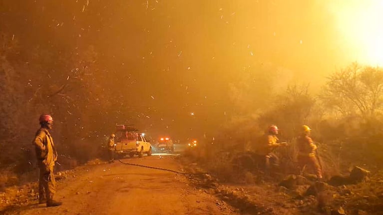 El fuego en Tala Cañada quemó 4 mil hectáreas.