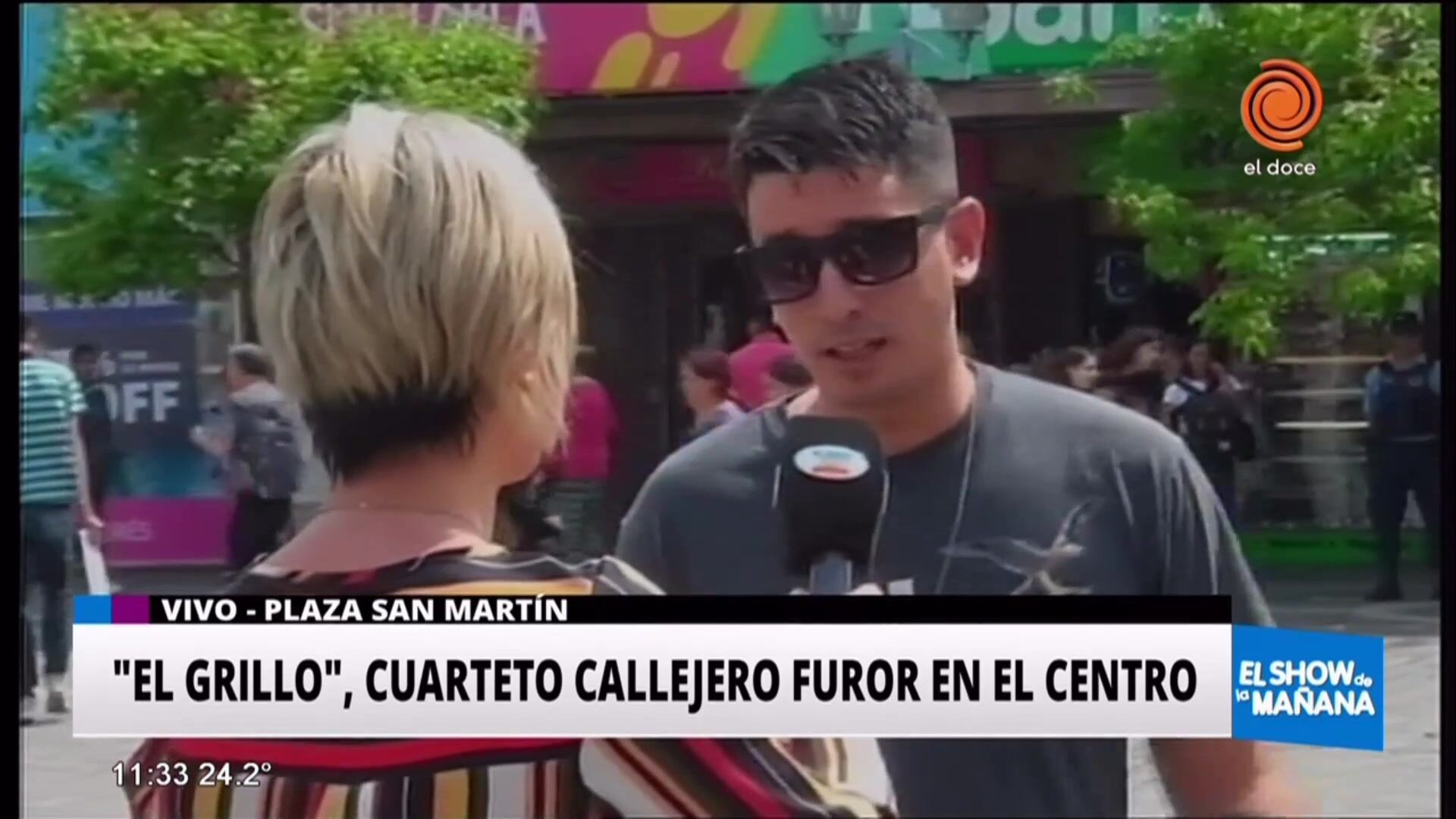 El furor del cuarteto callejero