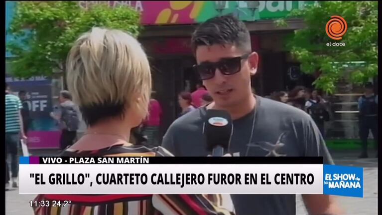 El furor del cuarteto callejero