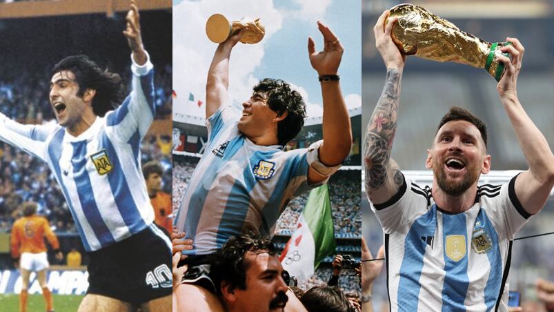 El futbolista que jugó con Kempes, Maradona y Messi.