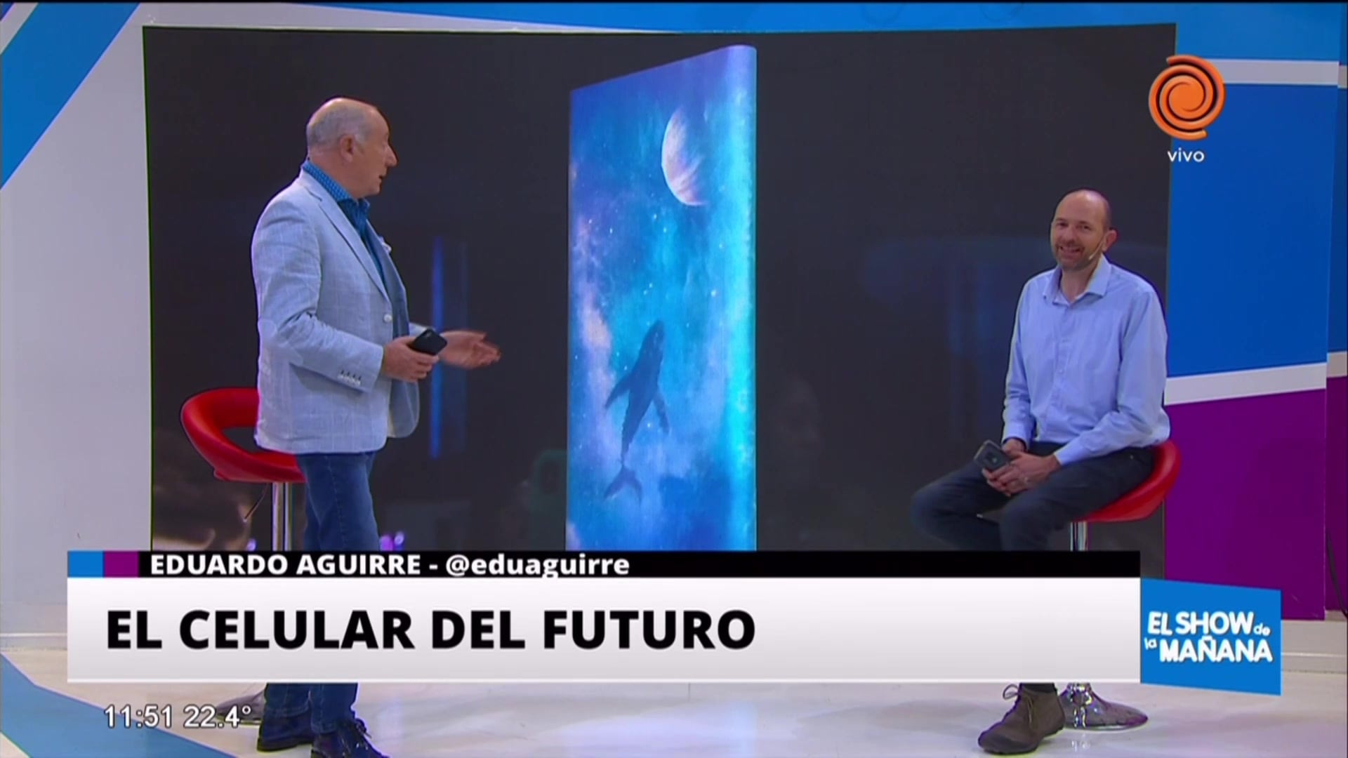 El futuro de los celulares: 10% teléfono, 90% pantalla