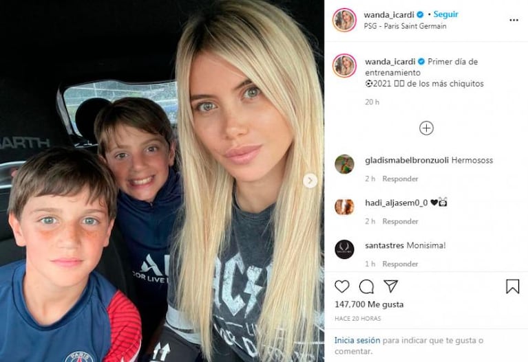 El gesto de Antonela Roccuzzo con Wanda Nara en sus primeros días en París