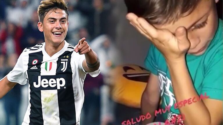 El gesto de Dybala que hizo feliz a Bautista.