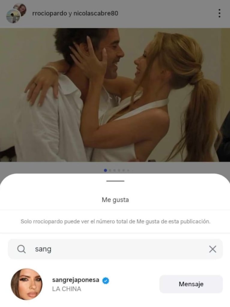 El gesto de la China Suárez con el matrimonio Cabré - Pardo.