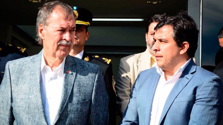 El gobernador Juan Schiaretti y Diego Hak, en 2016.