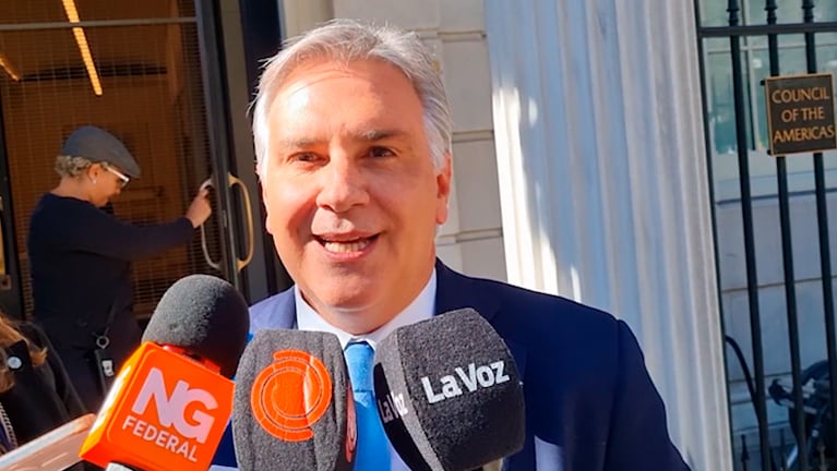 El gobernador Martín Llaryora en la Argentina Week en Nueva York.