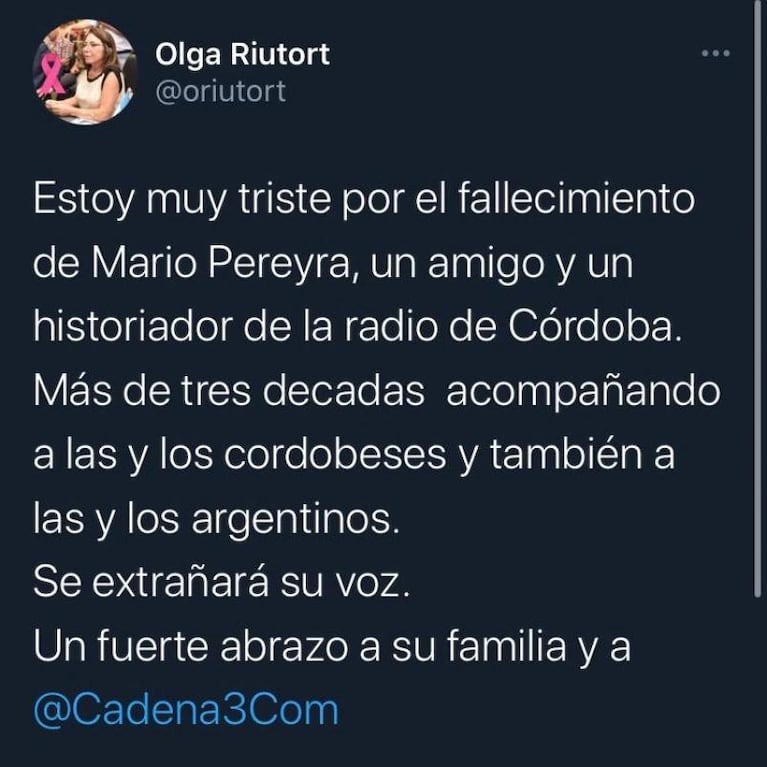 El gobernador Schiaretti despidió a Mario Pereyra: el mensaje de los políticos