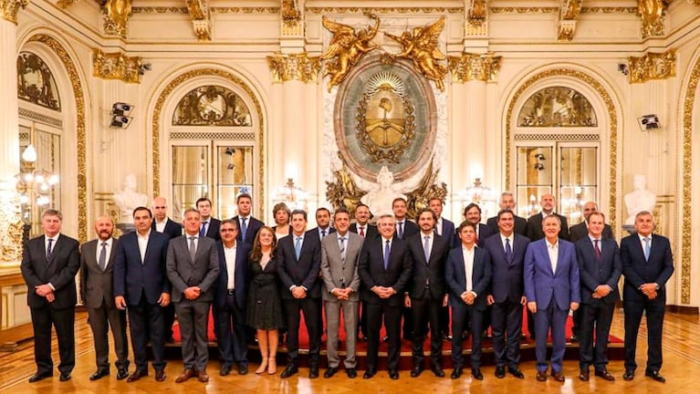 El gobernador Schiaretti, presente en el Salón Eva Perón.