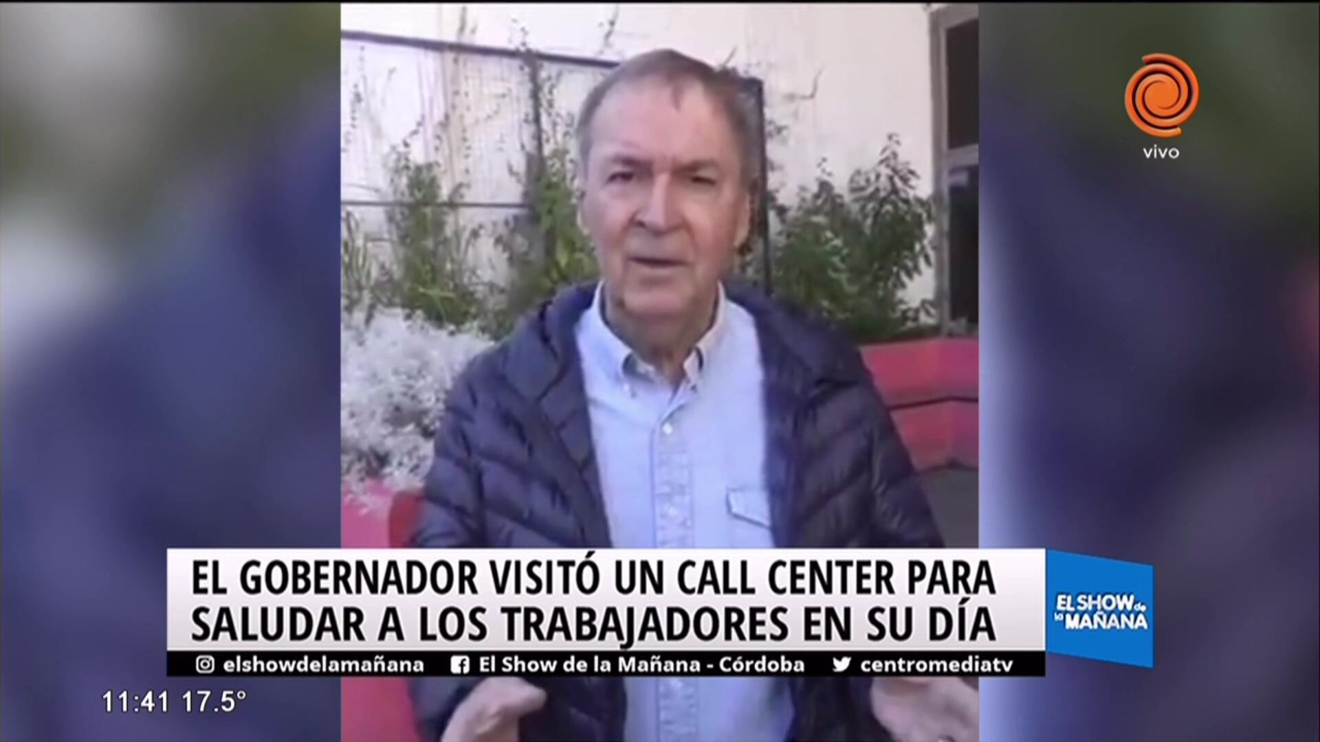 El gobernador Schiaretti saludó a los trabajadores por el 1º de Mayo