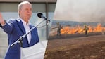 El gobernador se expresó sobre los incendios en las Sierras de Córdoba.