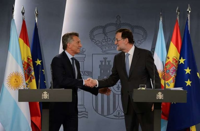 El Gobierno de Macri apoyó al de Rajoy.