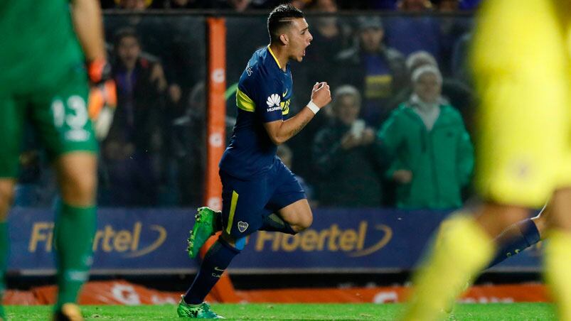 El golazo de Pavón, para ver una y mil veces. Foto: Boca Juniors.