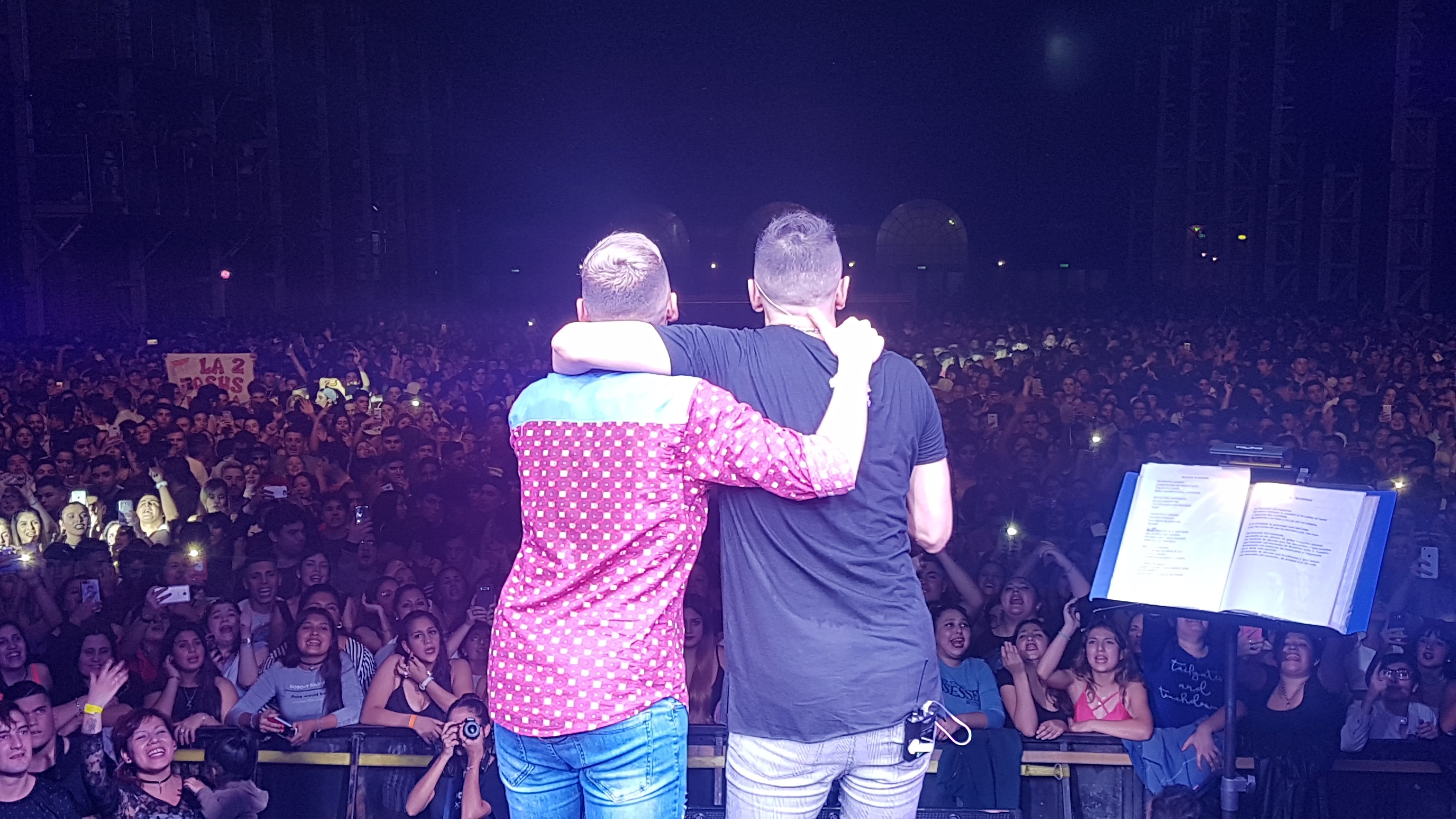 El gran festejo del cumple del Chino Herrera en Plaza de la Música