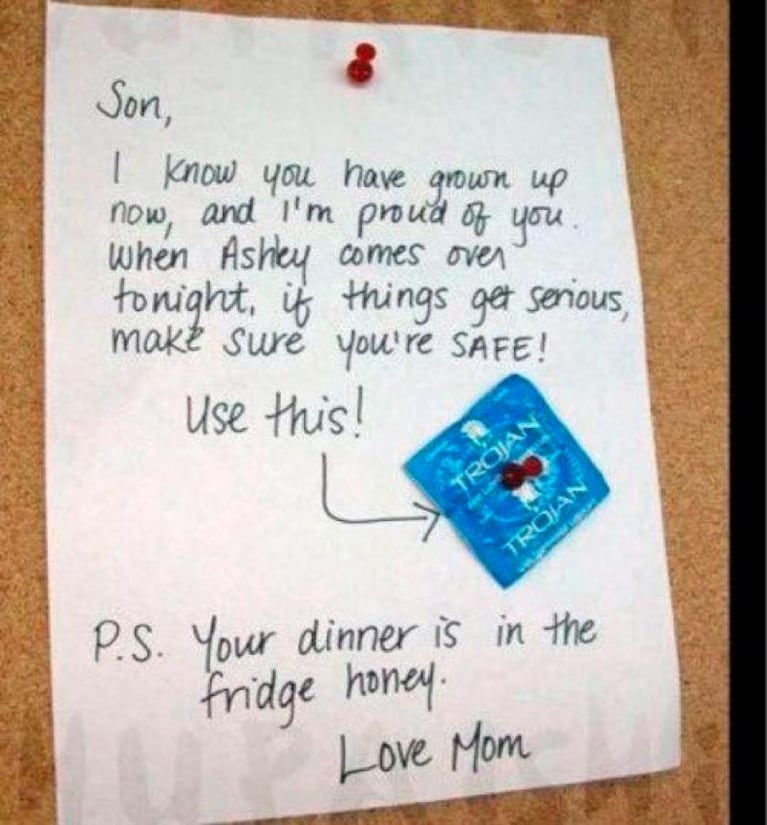 El grave error de una madre que le regaló un preservativo a su hijo