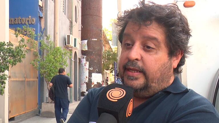 El gremialista salió a aclarar las imágenes en las que aparece insultando al paciente.