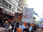 El grito "sí a la vida" se hizo sentir en Córdoba. 