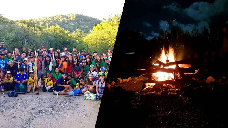 El grupo disfrutó de una gran experiencia al aire libre. / Foto: Facebook