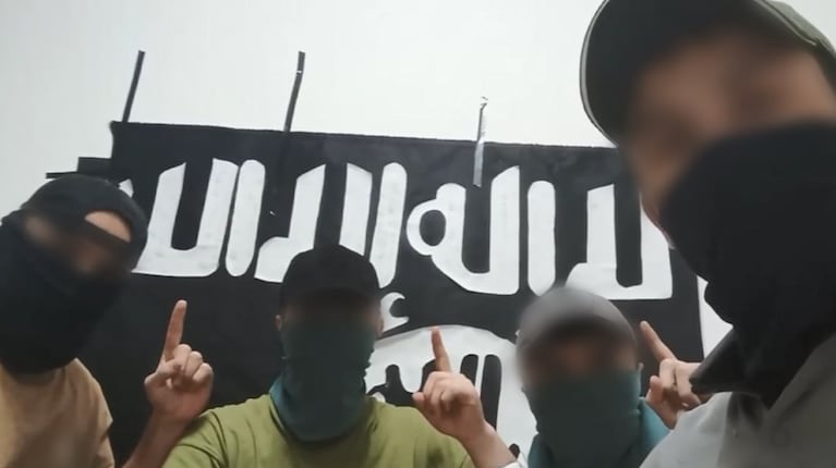El grupo Estado Islámico difundió una foto de los supuestos autores del atentado en Moscú. (Foto: X/@Natsecjeff).