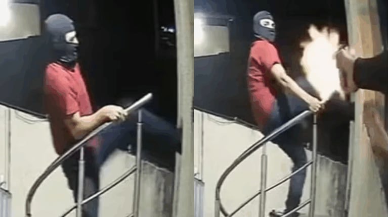 El guardia reaccionó y abrió fuego contra los ladrones.