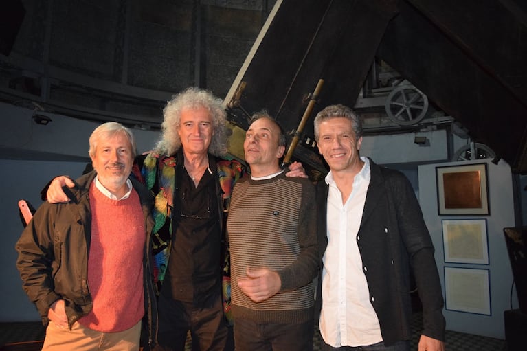 El guitarrista de Queen, visitó el Observatorio Córdoba.