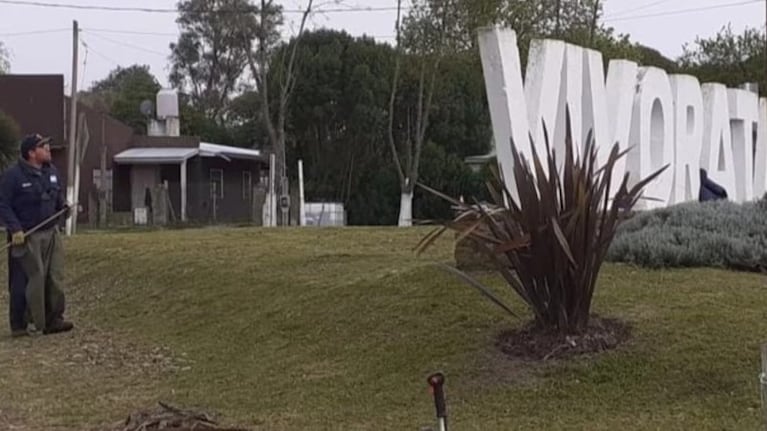 El hallazgo fue en un sector anegado por una tormenta.