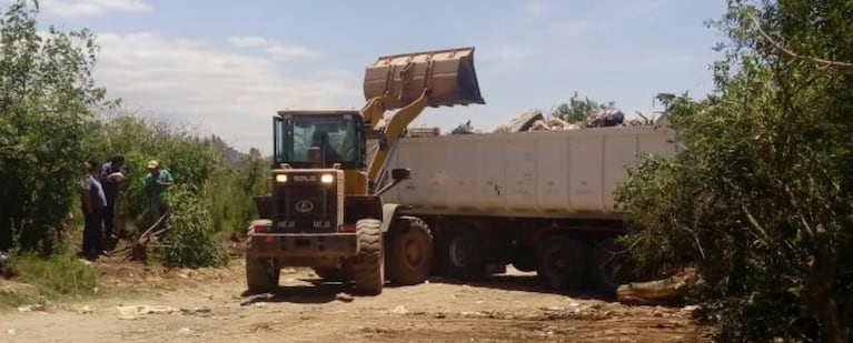 El hallazgo fue en una plata de basura de Malagueño.