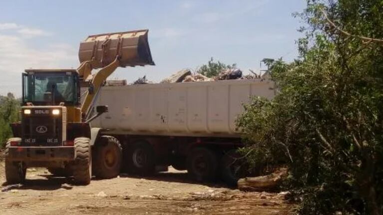 El hallazgo fue en una plata de basura de Malagueño.