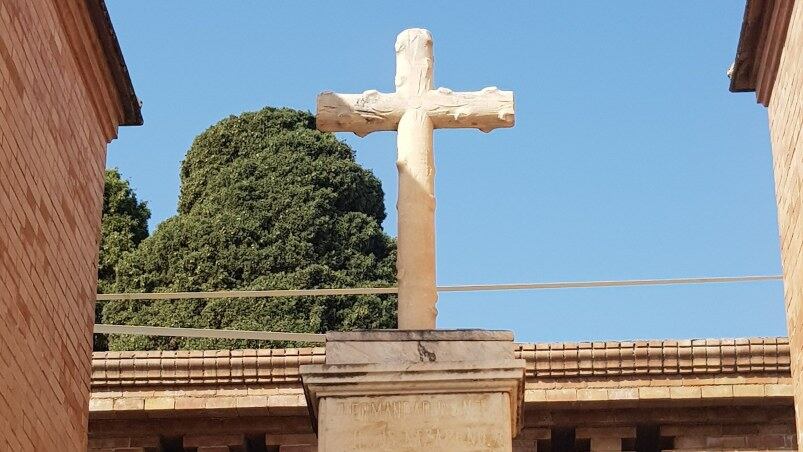 El hecho ocurrió en el cementerio San Miguel de la provincia de San Juan. Foto: Twitter: @CarmenDoloroso.