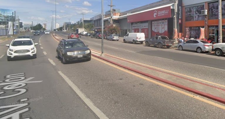 El hecho ocurrió sobre Av. Colón al 4700 ( captura de Google Maps)