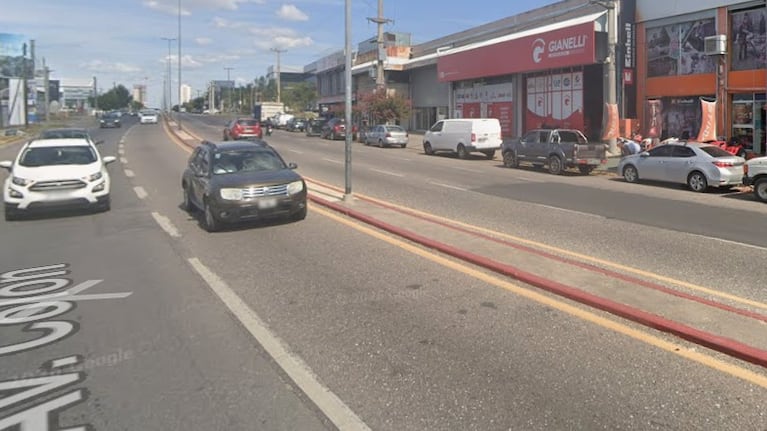 El hecho ocurrió sobre Av. Colón al 4700 ( captura de Google Maps)
